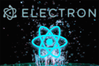Electron and React Logos