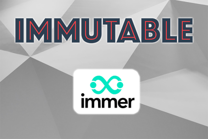 The Immer and Immutable.js logos.