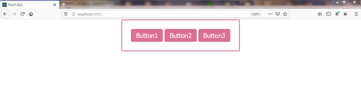 Styled Button Component in a React App