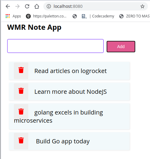 Final WMR Note App