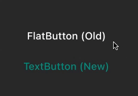New Flutter Buttons vs. Old Buttons Example