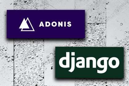 AdonisJS and Django Logos