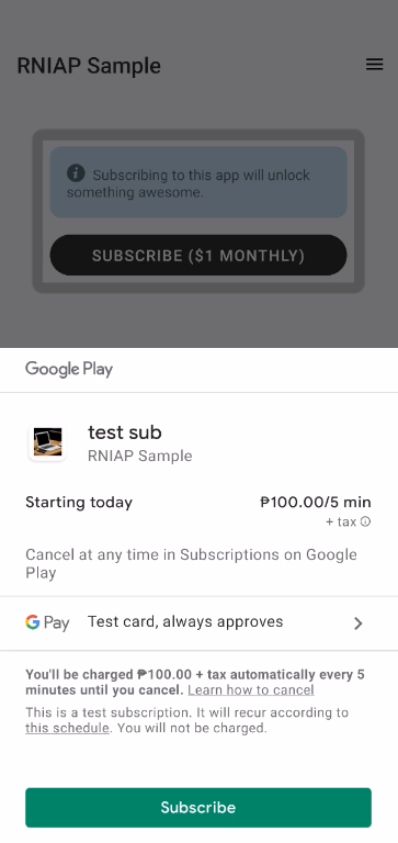 In-app Purchase on Android