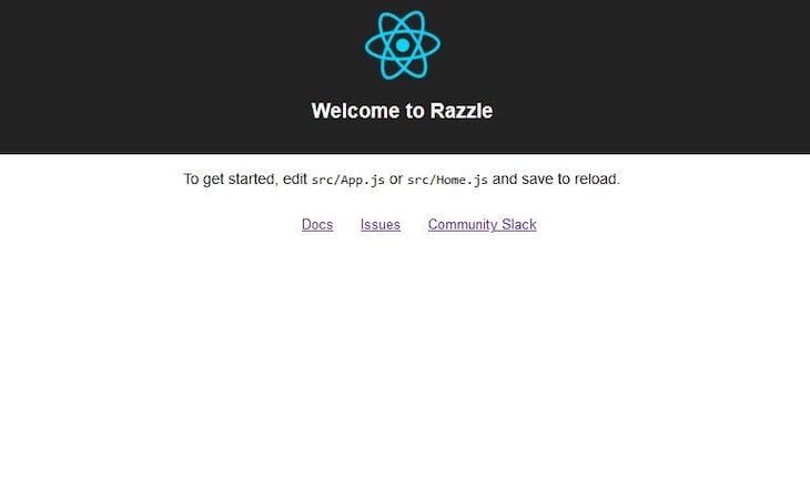 Razzle Homepage
