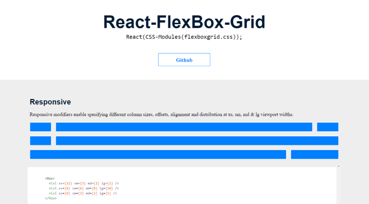 React-Flexbox-Grid
