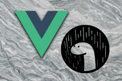Vue and Deno Logos