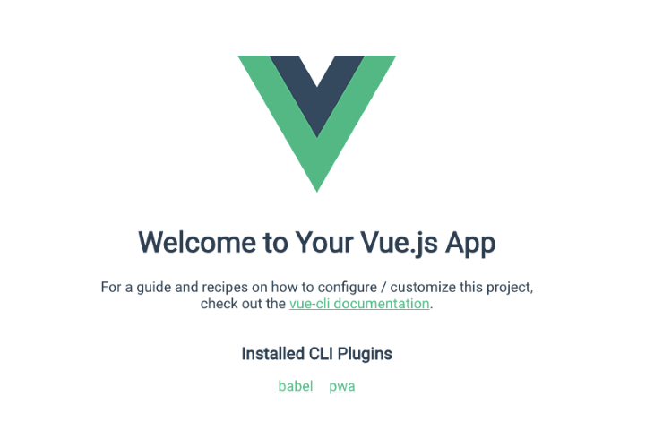 Screenshot in Vue App