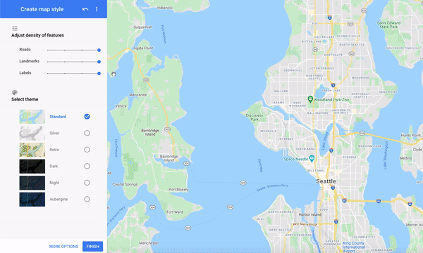 Google Maps Widget Demo Flutter App