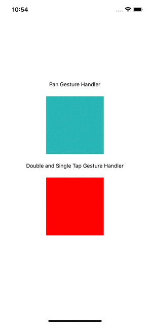 Double- and Single-tap Gestures