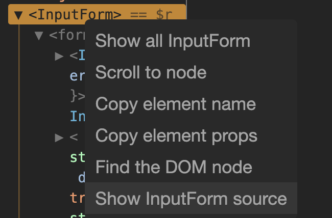 Show Component Source