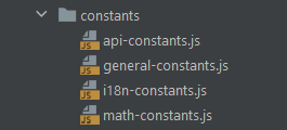Splitting All Application Constants