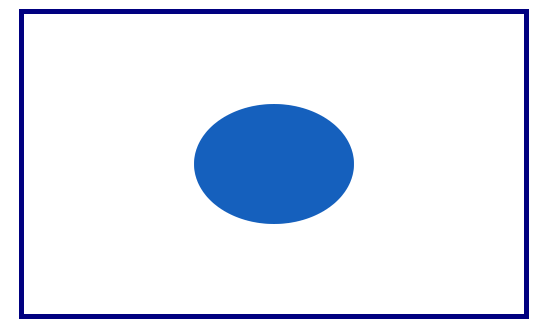 Blue Oval In Rectangle 