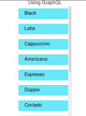 GraphQL Coffee API