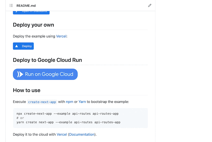 Gif of app being authorized in Google cloud shell