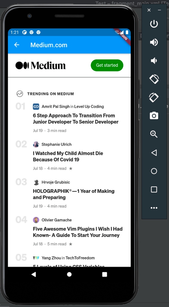 Render webpages using Flutter WebView - LogRocket Blog