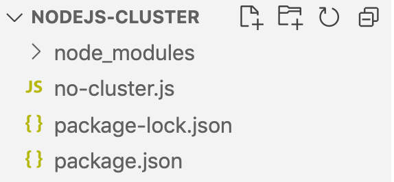 No Cluster Js File