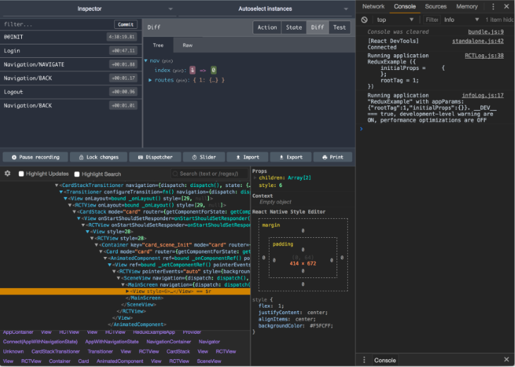 React Native Debugger Tool