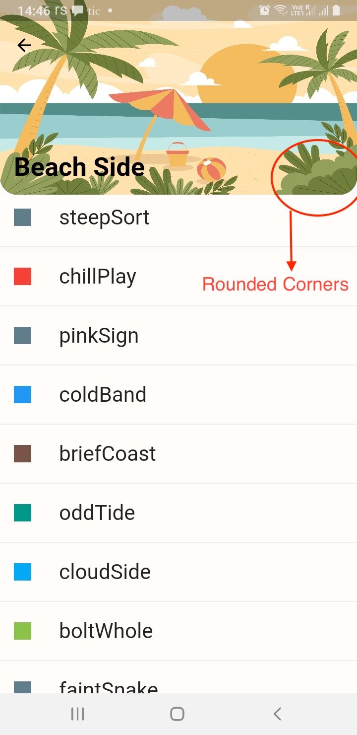 Rounded Corners with SliverAppBar