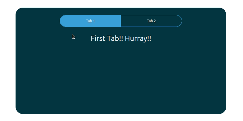 creating two tabs in the component