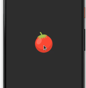 Tomato With Grey Background