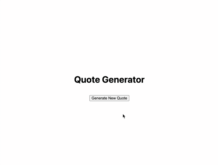 Final Quote Generator App