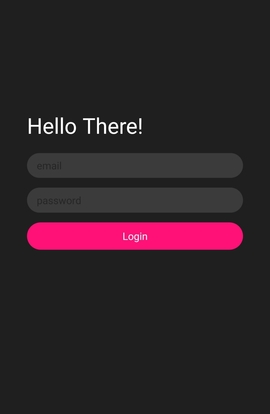 Basic UI for react-native-keychain App