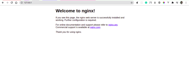 Welcome to Nginx Page