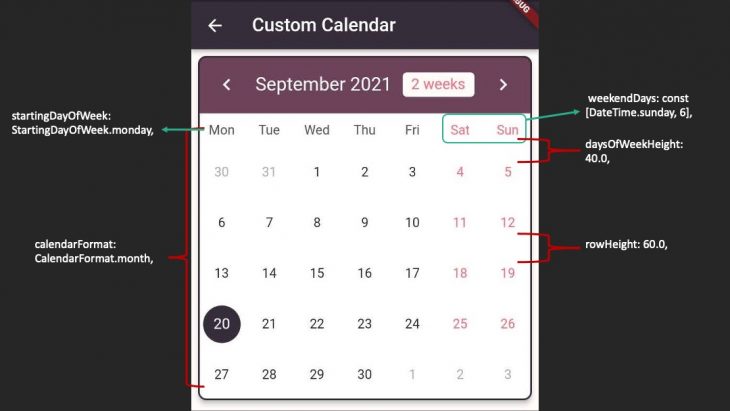 How to build a custom calendar in Flutter - LogRocket Blog