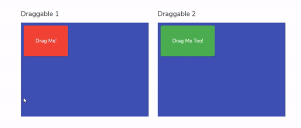 vue.draggable Dummy Data Example