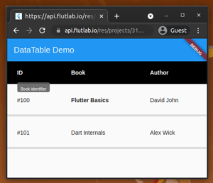 Flutter’s DataTable widget: A guide to displaying data - LogRocket Blog