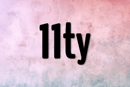 Eleventy Logo Over a Pink Background