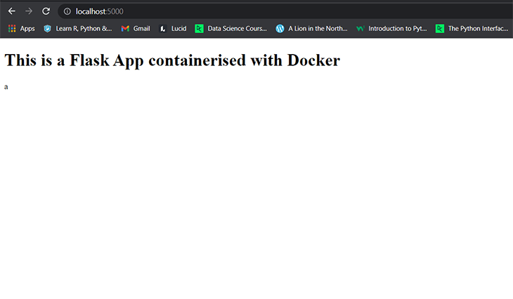 Build and deploy a Flask app using Docker - LogRocket Blog
