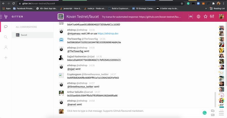 gitter ethereum