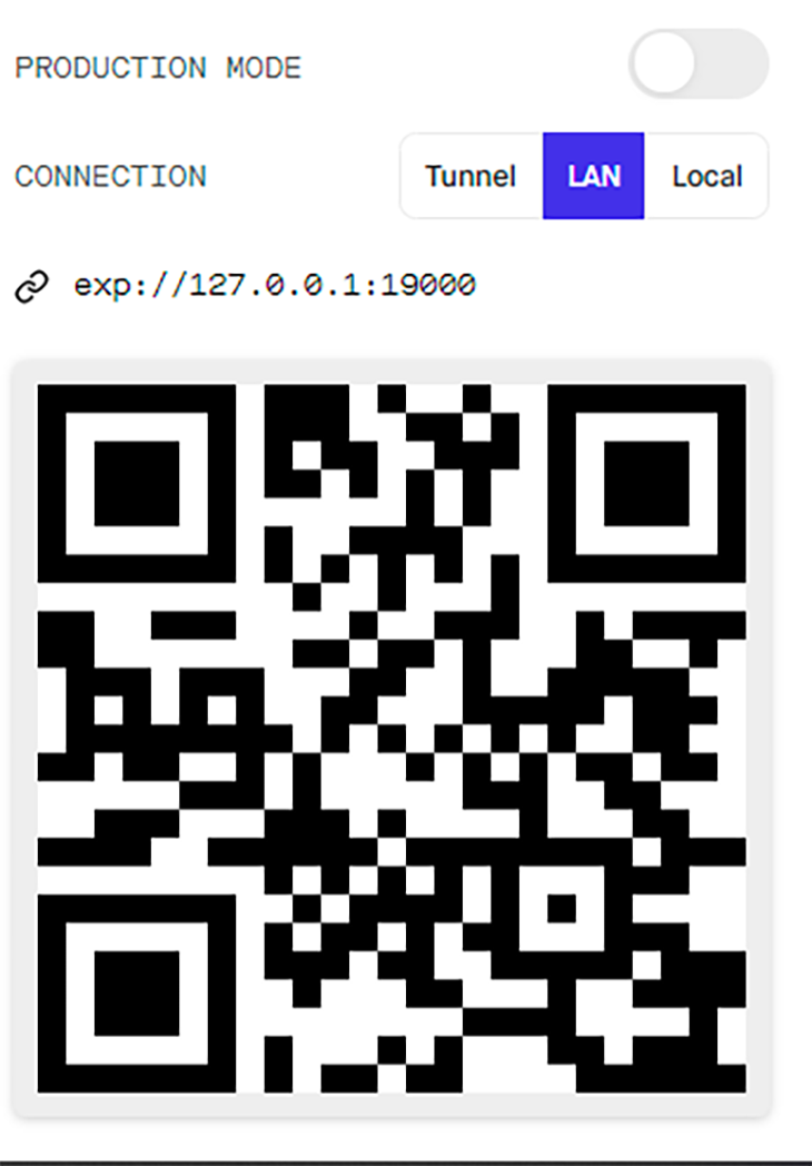 Scan the QR code using your mobile device to begin the project