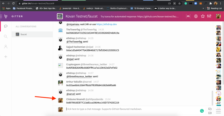 Testnet Address