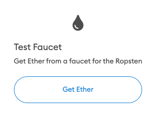 Ether test faucet on testnet