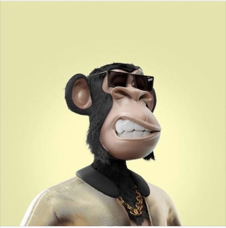 NFT ape with sunglasses