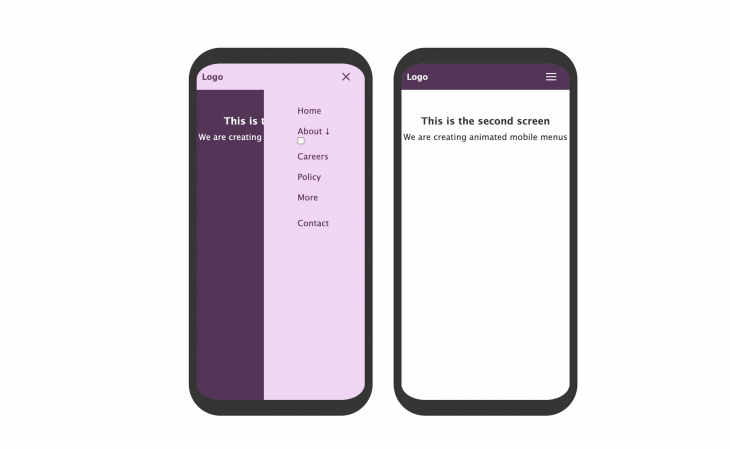 Animating mobile menus using CSS - LogRocket Blog