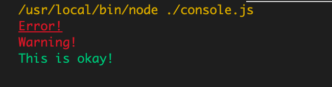 Using CLI-Color To Color Your Console