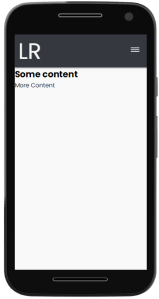CSS Menu Mobile View