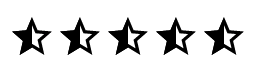 Final Product From Using CSS To Creating Half Stars