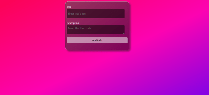 How to create a glassmorphism effect in React - LogRocket Blog