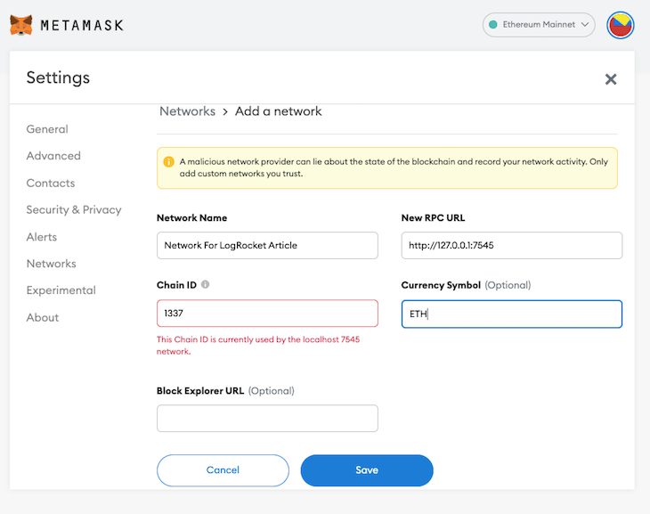 Interact with smart contracts via React and a Node.js API - LogRocket Blog