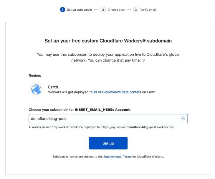 Set Up Cloudflare Workers Subdomain
