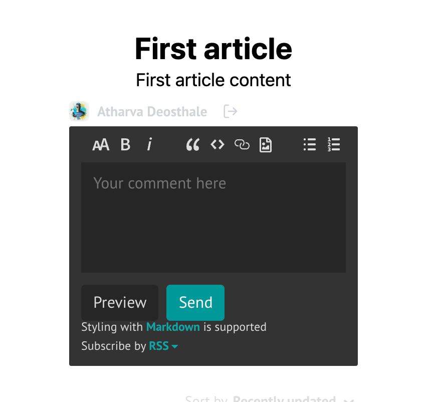 Build a privacy-focused comments section on your Next.js blog ...