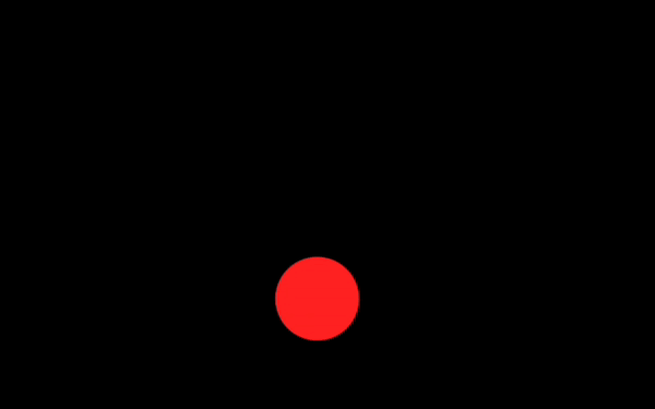Animation of bouncing red ball