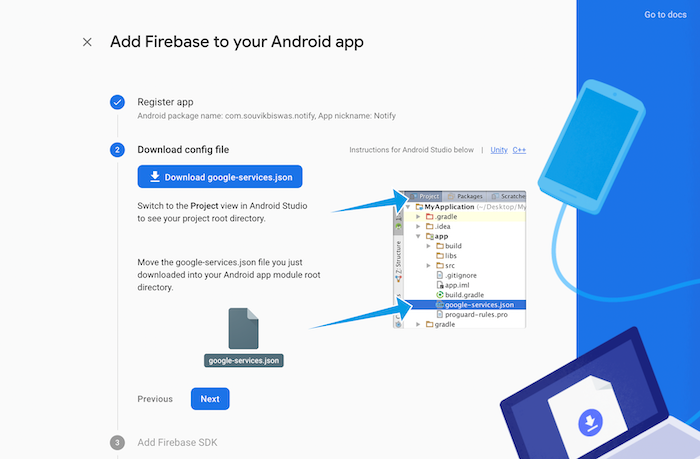 Add Firebase Android App