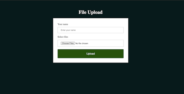 Create Frontend Screenshot Multer