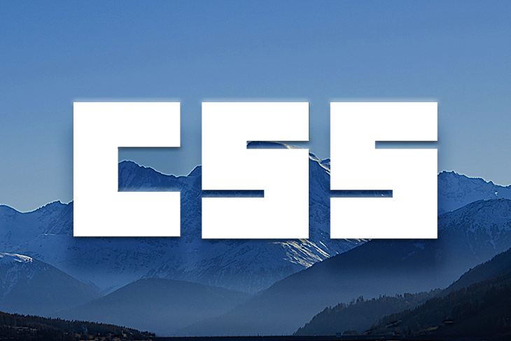 CSS Over a Landscape Background