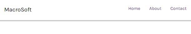 Desktop Version Of Navbar